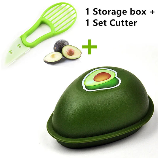 Avocado Slicer Cutter Peeler & Fresh-Keeping Portable Creative Cover Fruit Tools  Frutero Kitchen Gadget Inteligentes