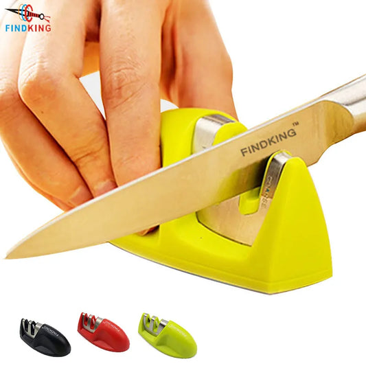 FINDKING Two Stages (Diamond & Ceramic) Kitchen Knife Sharpener knives Sharpening Stone Household Knife Sharpener Kitchen Tools